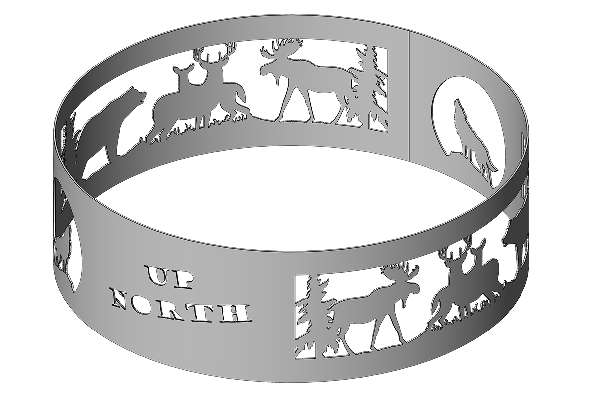 Fire Ring Up North Jones Metal, Inc. Jones Metal, Inc.